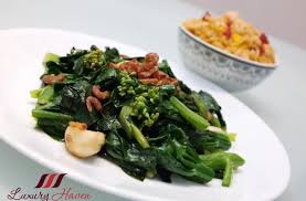 Chinese Stir Fry Kale With Oyster Sauce And Dried Shrimps Are You A Fan Of Kale Or What We Chinese Called K Chinese Stir Fry Fried Kale Chinese Cooking Wine