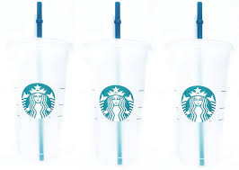 Amazon Com Starbucks Reusable 3 Hard Plastic Venti 24 Oz Frosted Ice Cold Drink Cup With Lid And Green Straw W Stopper Kitchen Dining