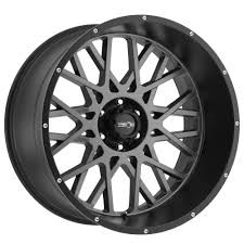 Black And Chrome 8 Lug Wheels Pin On Wheels