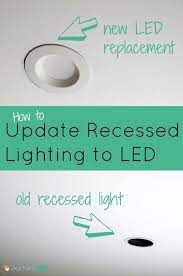 Feed the wires into the recessed can. How To Update Recessed Lighting To Led Quick Tip Tuesday Update Recessed Lighting Recessed Lighting Bathroom Recessed Lighting