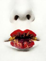 Irving Penn Photography Flowers As Lips Lips As Flowers Draw A Cherry Blossom Instead Crazy Lipstick Lip Art Face Art