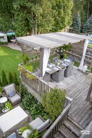 Check spelling or type a new query. How To Create A Beautiful Pergola Dining Area Furniture Rug Lighting Table Setting Decorating Ideas Setting For Four