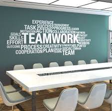Add something bold to your wall with our friends of joules collection of wall art. Team Work 3d Office Wall Decor Moonwallstickers Com