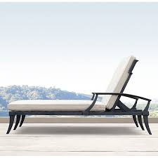 Restoration hardware greystone teak chaisepro. Restoration Hardware Klismos Double Chaise Aptdeco