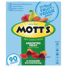 Buy fruit snacks with fast reliable shipping to australia. Mott S Fruit Snacks Assorted Fruit 0 8 Oz 90 Count Costco