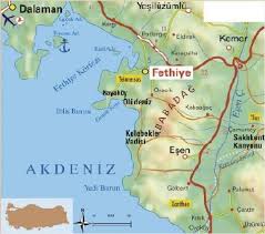 Türkei antalya manavgat side, antalya. Fethiye Karte Und Wirtdschaft Antalya Turkei