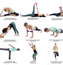 Women Yoga Stretch Strap Belt Mix Equipment Exercise Gym Rope Fitness Waist Leg F Fit Shopy Exercise Yoga Stretches Yoga Strap