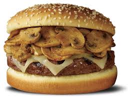 Black And Bleu Burger Red Robin Nutrition Super Mario Burger Sauteed Shroom Mushrooms Topped With Melted Swiss Burger Recipes Beef Best Cheeseburger Recipe Mushroom Burger Recipe