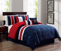 There are no reviews yet. Usa Flag 7 Pc Comforter Set Re White Blue Patriotic Bedding Set Full Size Walmart Com Walmart Com