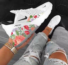 Air Max 270 Floral Floral Shoes Workout Shoes Custom Nike Shoes