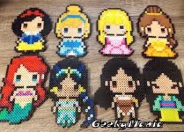 Original Walt Disney Princess Snow White Cinderella Aurora Belle Ariel Jasmine Pocahontas Mulan Perler Beads With Images Perler Bead Disney Perler Beads Walt Disney Princesses