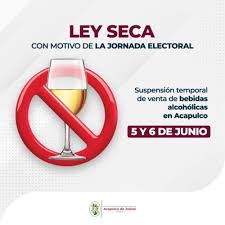 The word is also used to refer to a period of time during which such bans are enforced. A Partir Del Sabado Se Aplicara La Ley Seca En Acapulco Acapulco Chada
