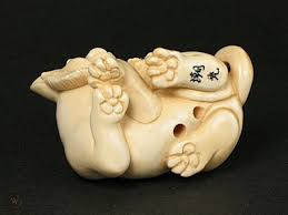 For more information or to commission a netsuke, you're welcome to contact me via the form below. Antique Japanese Netsuke 2 Cats Figurine Sale N3188 132984758