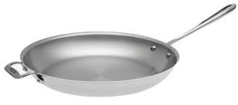 All Clad Stainless 14 Inch Fry Pan 14 Dia X 2 H 175 Frying Pan All Clad Stir Fry Pan