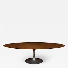 Maybe you would like to learn more about one of these? Knoll Oval Walnut Top Dining Table By Saarinen For Knoll