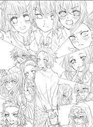 白蓮 b9rensuiの漫画作品一覧 イラスト 塗り絵 切り絵 アニメ ぬり絵