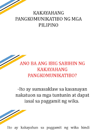 Kakayahang pangkomunikatibo to download kakayahang pangkomunikatibo just right click and save image as. Kakayahang Pangkomunikatibo
