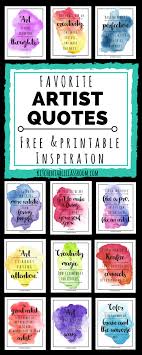 Famous Artist Quotes Art Quotes To Inspire Creativity The Kitchen Table Classroom Artist Quotes Famous Artist Quotes Art Room