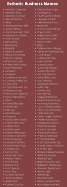13 august 2021, 12:15 | updated: 600 Most Attractive Esthetic Business Name Ideas Next Gala