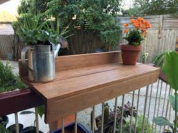 Outsunny hanging rail table 60lx45wx50h cm black coffee tables. Balcony Rail Table Fits To Most Decking Or Balcony Rails To Give You More Space Where It Was Lost Great Balcony Railing Patio Railing Balcony Railing Design