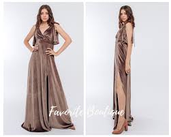 Buy Velvet Bridesmaids Dress Flutter Sleeves Dress Wrap Pleated Style Maxi  Bridesmaid Gown Custom Prom Wedding Guest Fall Winter Plus Size Online in  India