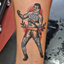 Traditional Tattoo Boxer Boxing Man Tattoo Jimmy Memento At Ldf In Newtown Syd Boxer Hawaiian Tattoo Tattoos Boxer Tattoo
