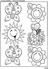 Atividades e Desenhos para Colorir da Primavera - Mundinho da Criança