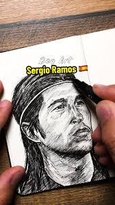 Como Dibujar A Sergio Ramos