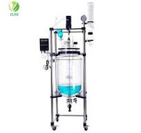 100L Jacketed Glass Reactor (Double layer Glass Reactor ...