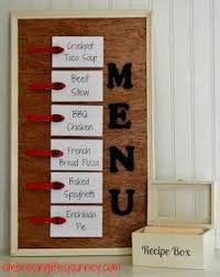 Saturday Spotlight Talent Show Craft O Maniac Simple Menu Menu Board Recipe Box