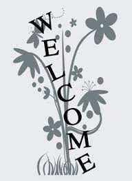 Check spelling or type a new query. Welcome Wall Art Decal Flowers With Welcome Overlay Vinyl Wall Design