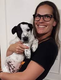 ADOPTION UPDATE... Little Poppy has left her HUHA bubble to live with Lee,  Paul and kids. She is settling in well and loving it all. ❤ Go Poppy! Happy  Days 🤗