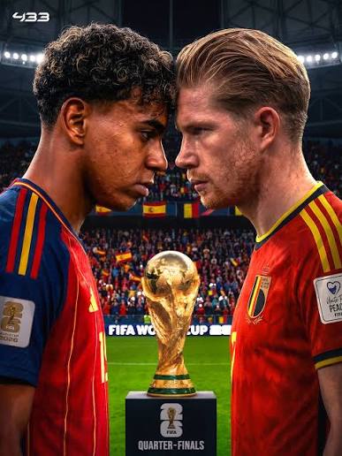 🚨 𝐎𝐅𝐅𝐈𝐂𝐈𝐀𝐋: 𝐒𝐏𝐀𝐈𝐍 🇪🇸 𝐕𝐒 🇧🇪 𝐁𝐄𝐋𝐆𝐈𝐔𝐌 𝐈𝐍 𝐓𝐇𝐄 𝐐𝐔𝐀𝐑𝐓𝐄𝐑-𝐅𝐈𝐍𝐀𝐋𝐒 👀