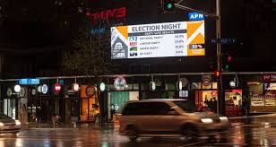 Tv3 Uses Apn Outdoor S Digital Billboard Network To Deliver Live Election Results In Nz Via Sparkphd Campaign Brief