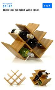Tabletop Wooden Wine Rack Width 17 Depth 6 7 Height 11 6 Wine Rack Wooden Wine Rack Wine Bottle Rack