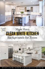 Click the + sign and upload chosen virtual background image for use. Zoom Backgrounds Of Clean White Kitchens White Kitchen Kitchen Background Kitchen
