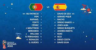 Patricio, soares, pepe, fonte, guerreiro, carvalho, adrien silva. World Cup 2018 Portugal Vs Spain Starting Line Ups Punch Newspapers