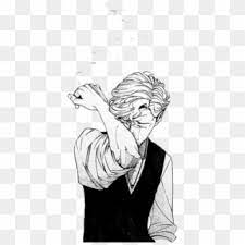 Not necessarily because it wasn't a complete ending or unsatisfying (by all means discuss) but simply because it was a brilliant anime and it's saddening that it's ended. Sadness Smoking Anime Animesad Depression Animeboy Sad Drawings Hd Png Download 289x624 5225815 Pngfind