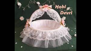 Biz senin için hasır sepet beşiklerden bazı örnekler seçtik. Diy Making Wedding Basket Baby Basket Baby Shower Bebek Sepeti Dugun Sepeti Susleme Youtube