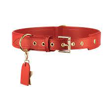 Luxury Dog Collar Red Tommy Bella Red Dog Collar Luxury Dog Collars Leather Dog Collars