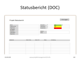 Die projektstatusübersicht ist die kurzform des ebenfalls verfügbaren statusberichts. Projekt Statusbericht In Word Projektmanagement