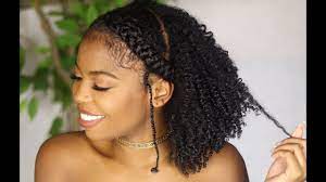 Half Up Crown Braid Tutorial On Natural Hair Ft Mielle Organics Mongongo Line Video Natural Hair Styles Hair Styles Short Natural Hair Styles