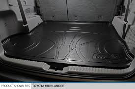 Smartliner All Weather Cargo Liner Floor Mat Behind 2nd Row Seat Black For 20142018 Toyota Highlander Learn More By Visi Cargo Liner Toyota Highlander Cargo