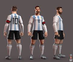 Artstation Lionel Messi Kontorn Boonyanate Lionel Messi Character Turnaround Cartoon Character Design