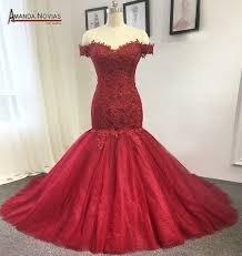This beautiful gown silhouette elegantly hugs your body through to. Red Wedding Dress 2019 New Model Mermaid Lace Bridal Dresses Bridal Dress Red Wedding Dresswedding Dress Aliexpress