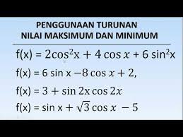 Check spelling or type a new query. Nilai Maksimum Dan Minimum Fungsi Trigonometri Youtube
