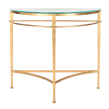 All glass entrance system glass size guidelines. Safavieh Couture Glass Top Demilune Console Table Safavieh