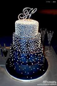 Black And Silver Wedding Cake Ideas 
