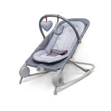 Uniquely designed grey rocker that easily converts into soothing, cozy napper. 2 In 1 Bouncer Rocker Duo Heather Grey Babies R Us Canada