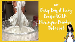 Old meringue powder won't dissolve properly even when whipped with sugar, and your icing will be grainy and sandy. 3 Ingredient Easy Royal Icing Recipe 2020 Youtube